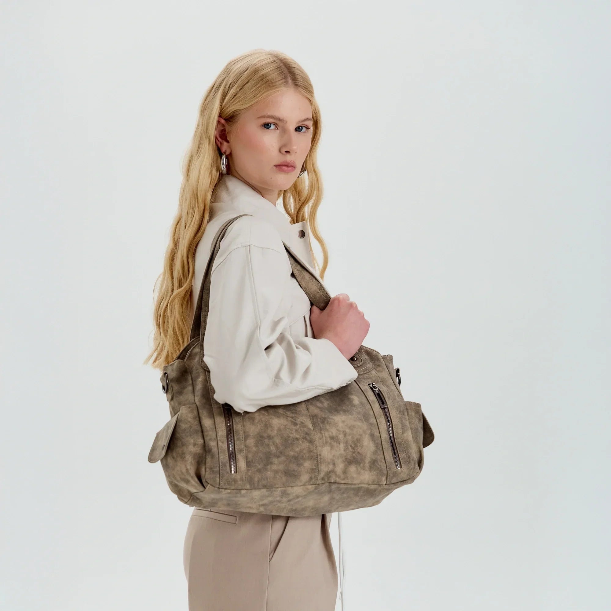 Launa Vegan Leather Crossbody Bag