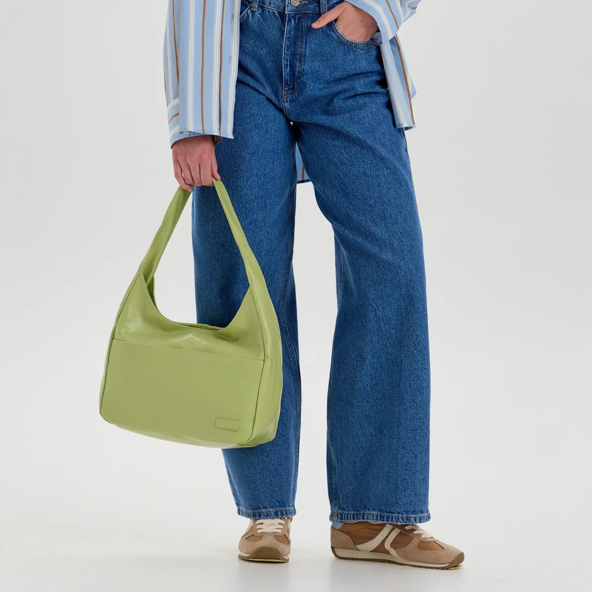 Lilya Vegan Leather Hobo Bag