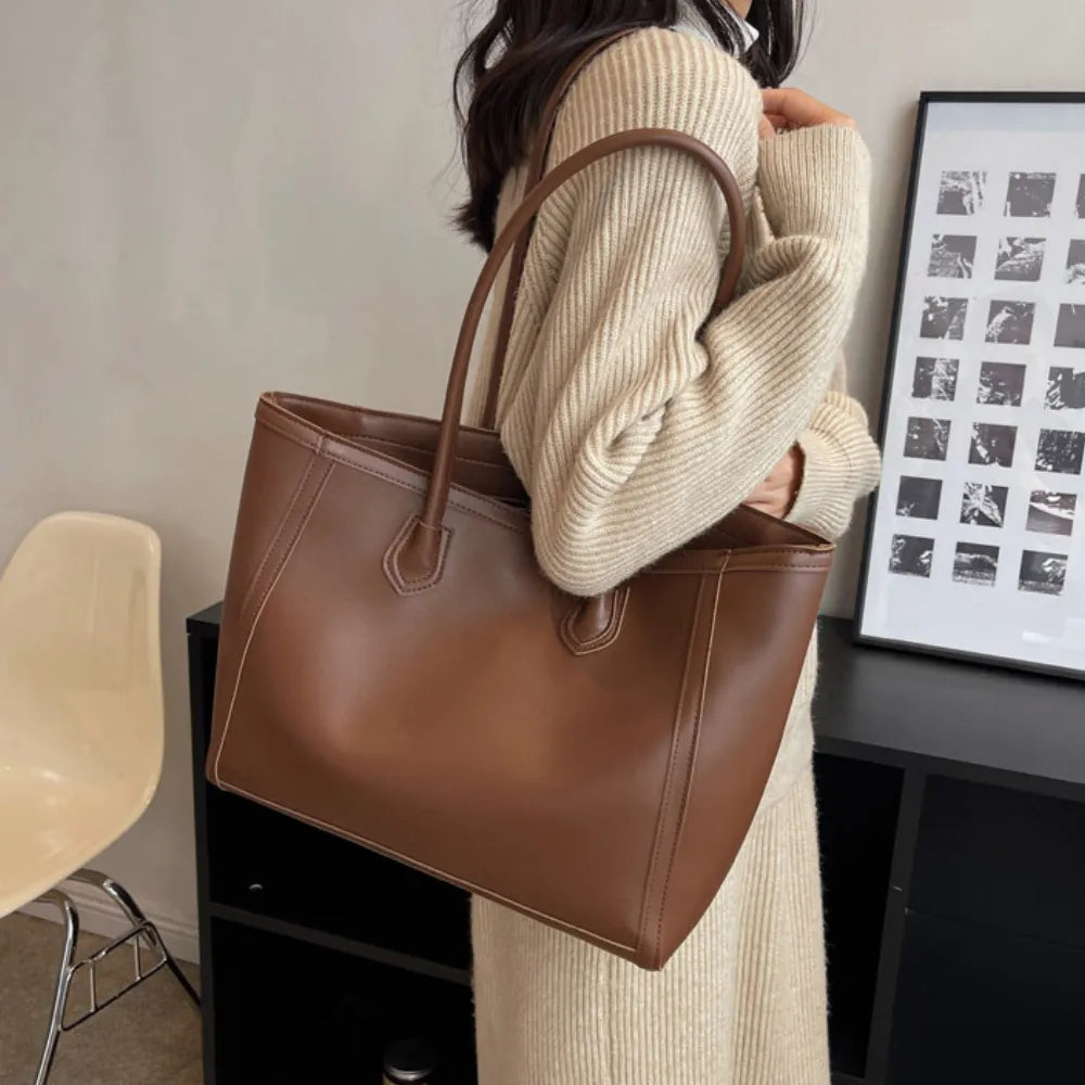 Clarvaux Vegan Leather Tote Bag