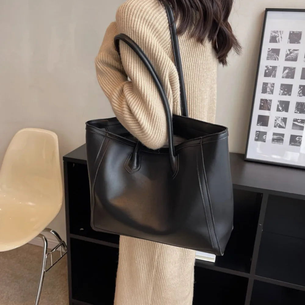 Clarvaux Vegan Leather Tote Bag