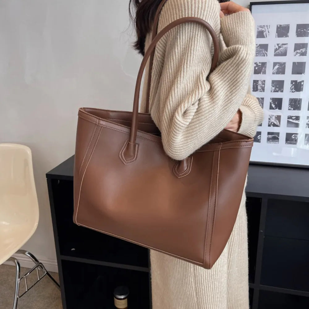 Clarvaux Vegan Leather Tote Bag
