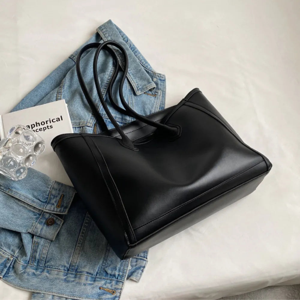 Clarvaux Vegan Leather Tote Bag
