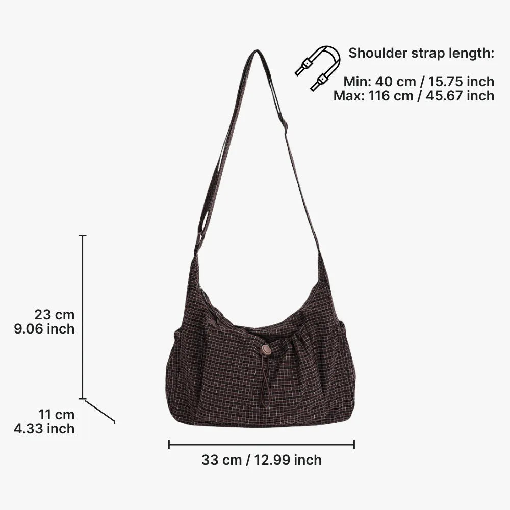 Nela Vegan Leather Crossbody Bag