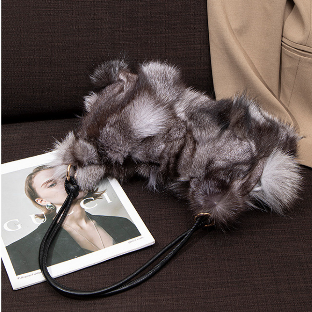 Auvréa Plush Fur Shoulder Bag