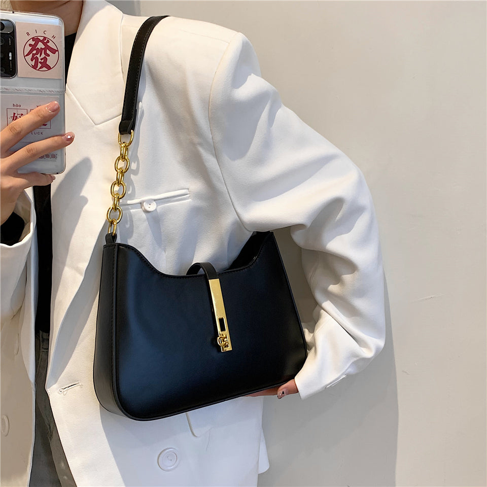 Allia Vegan Leather Shoulder Bag