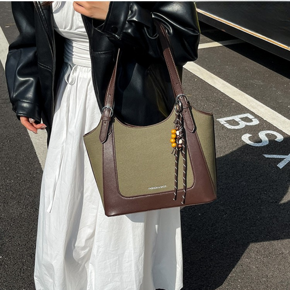 Norella Two-Tone Tote Bag