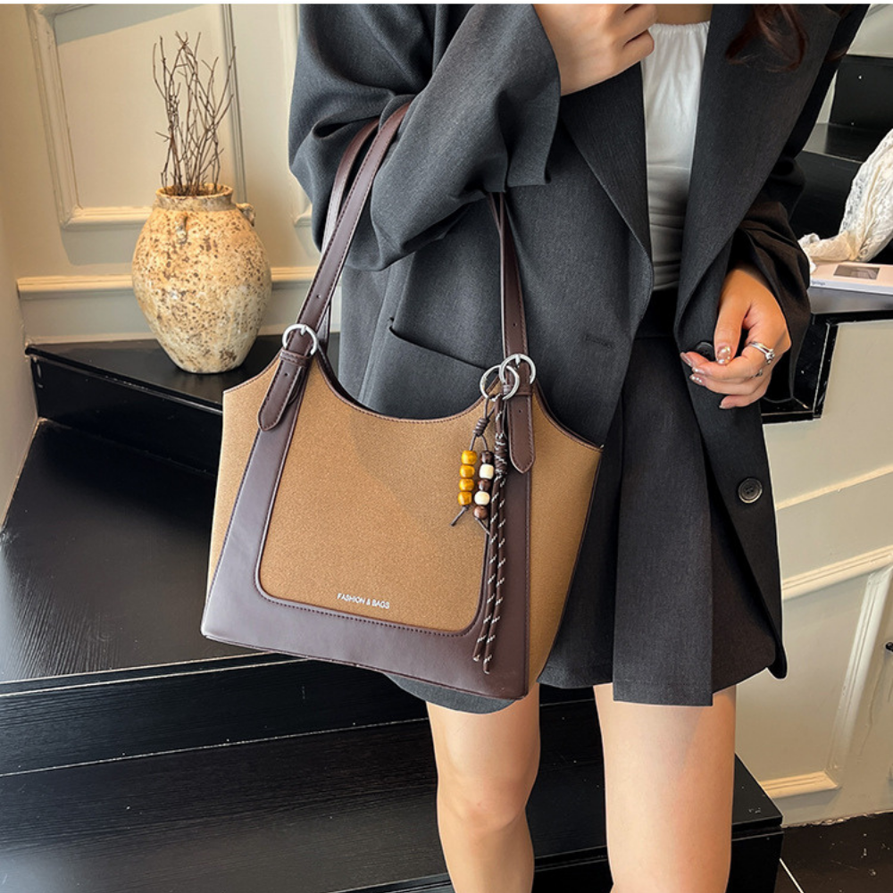 Norella Two-Tone Tote Bag