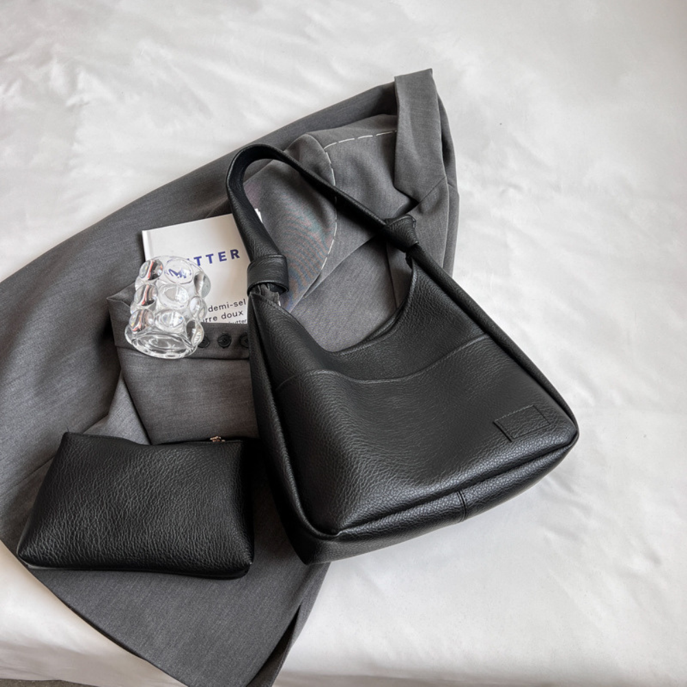 Nava Vegan Leather Hobo Bag