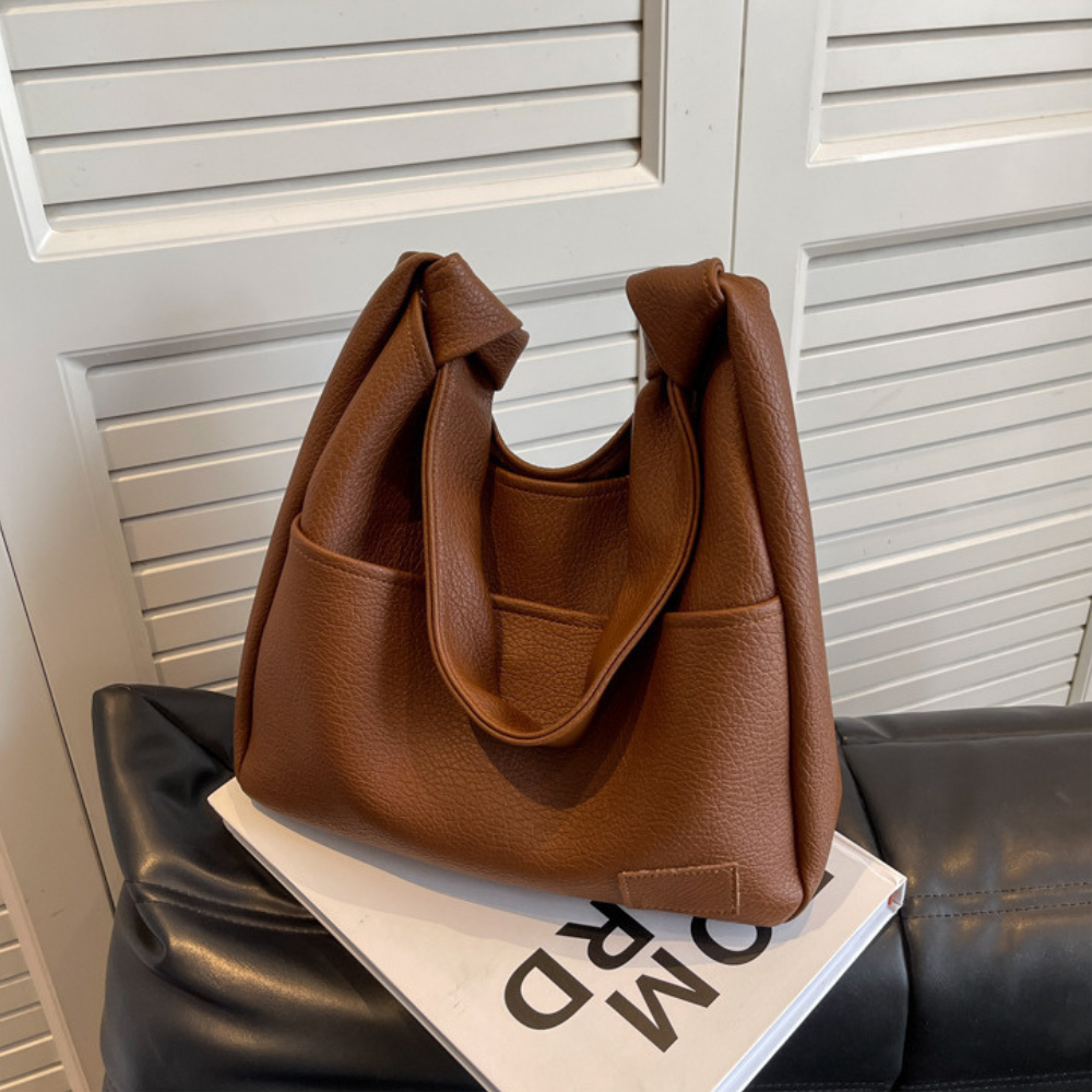 Nava Vegan Leather Hobo Bag