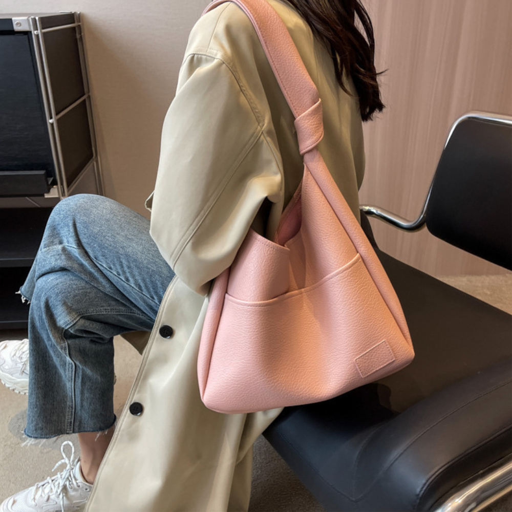 Nava Vegan Leather Hobo Bag