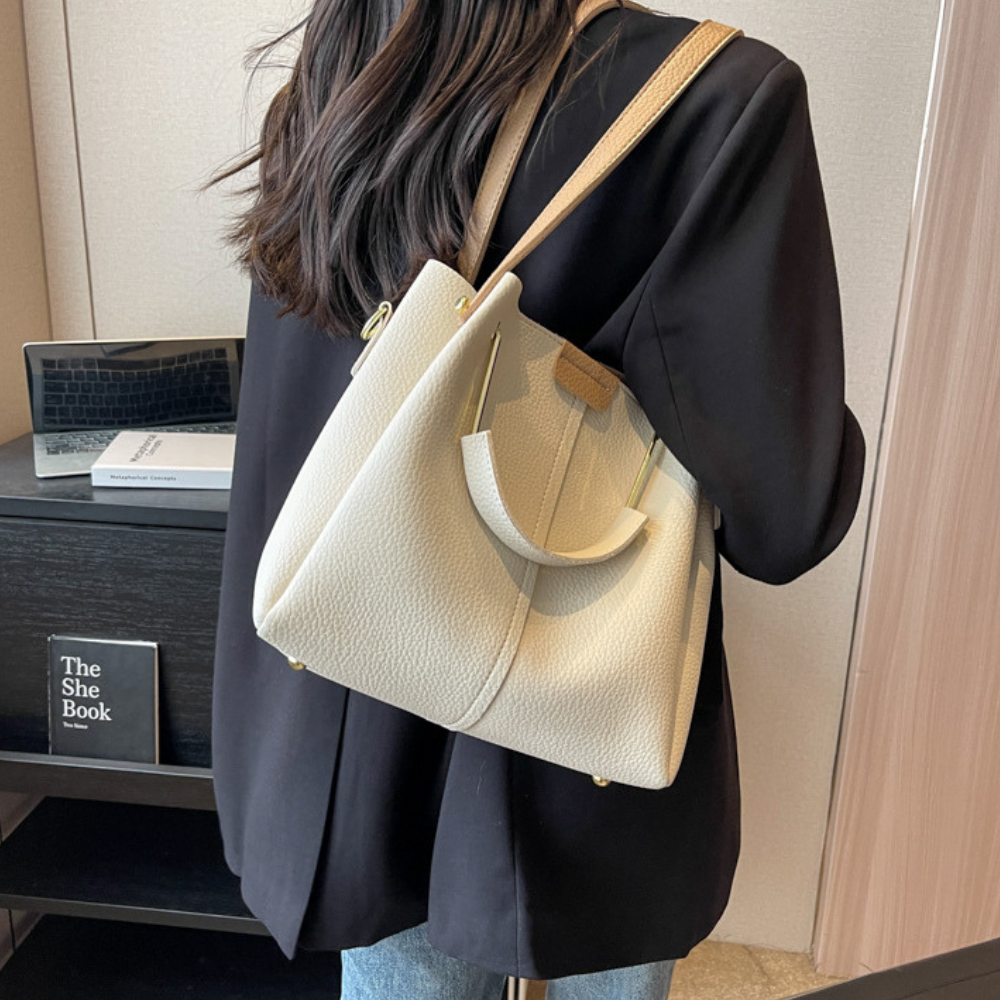 Elyna Vegan Leather Shoulder Bag