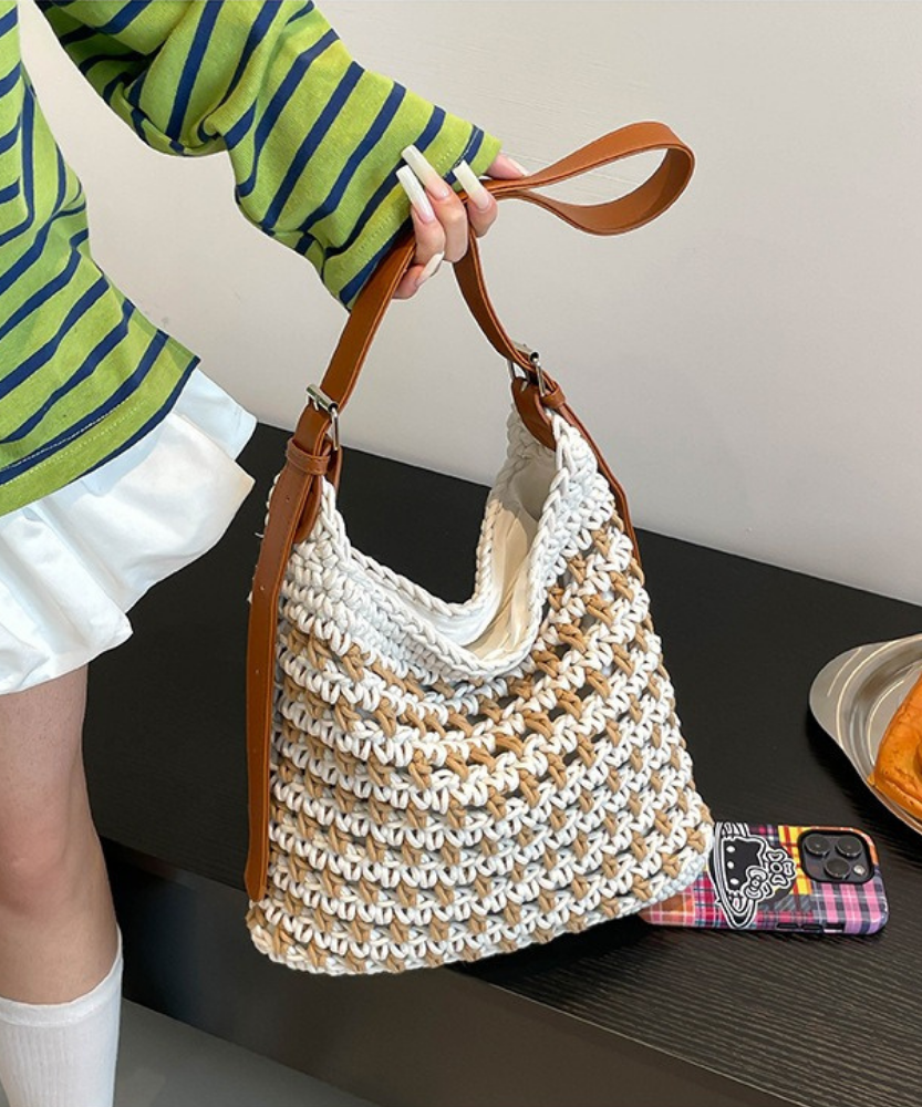 Briselia Woven Shoulder Bag