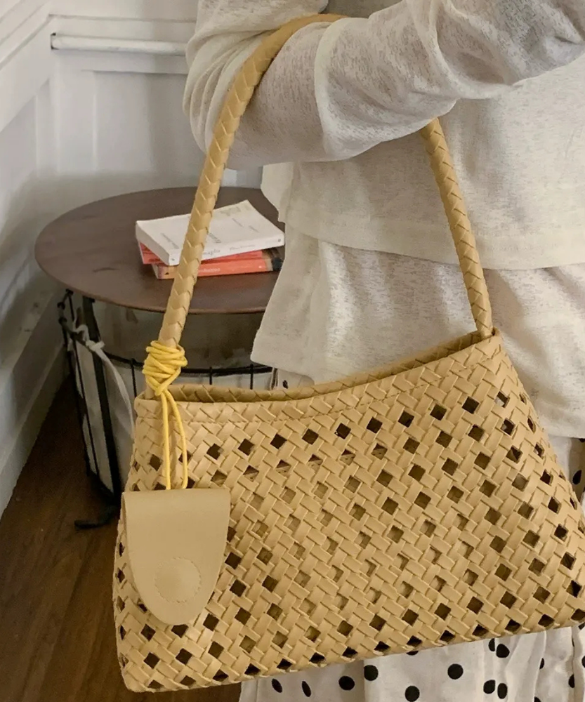 Tesoria Woven Shoulder Bag