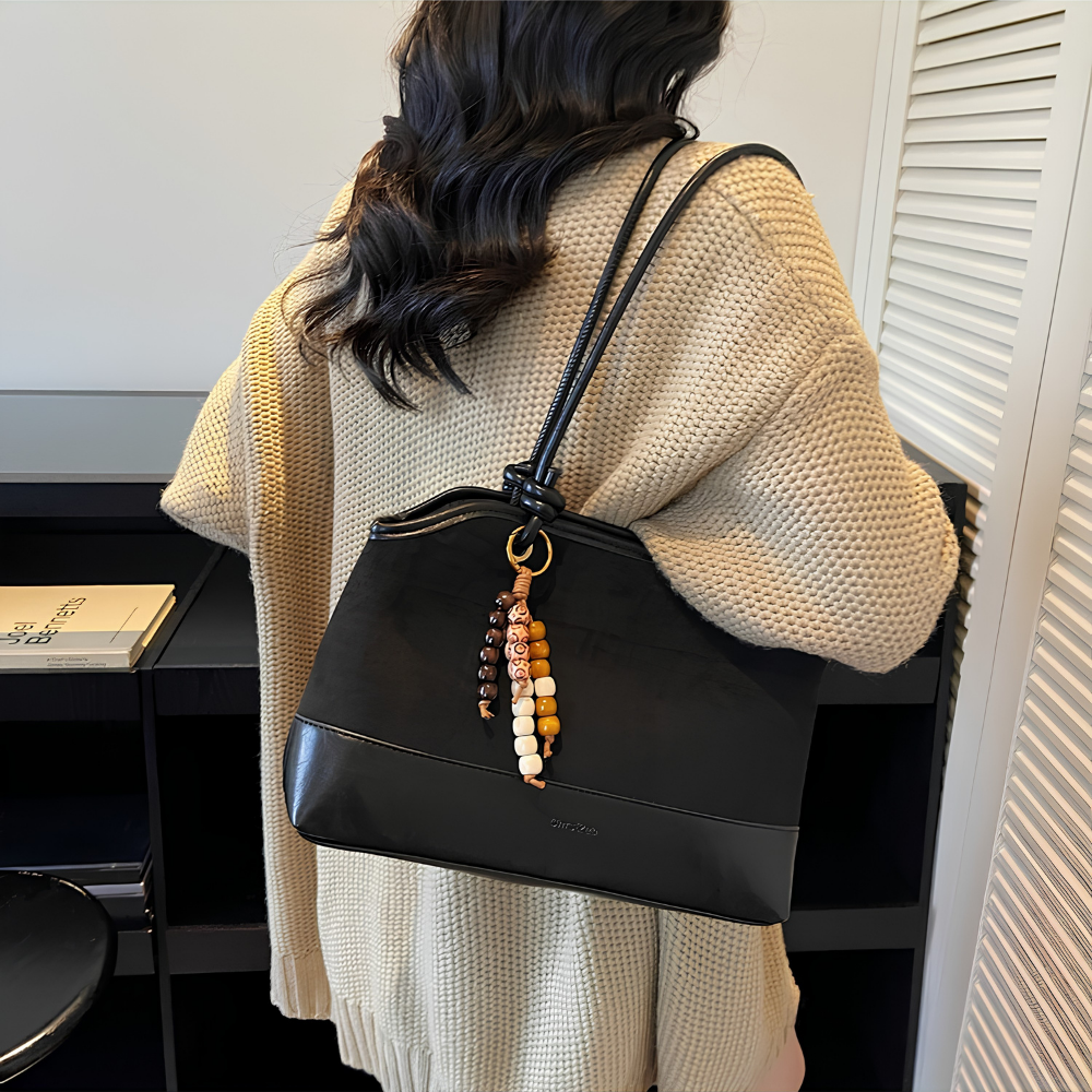 Zeref Textured Shoulder Bag