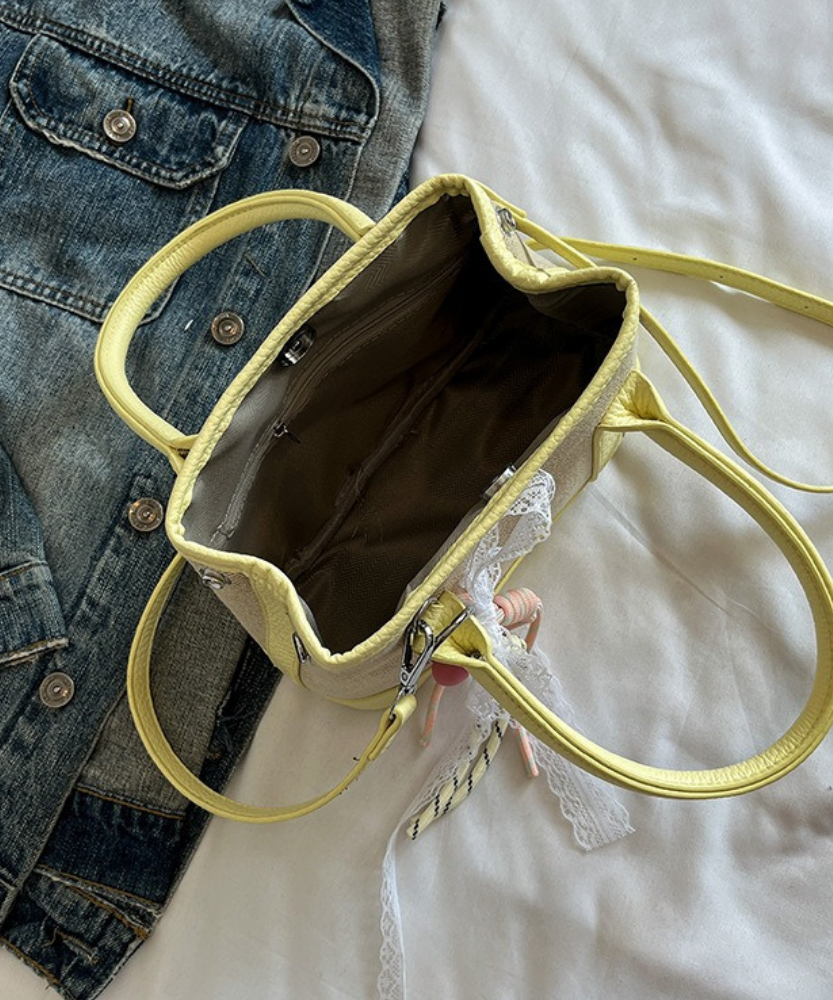 Liorvane Lace Charm Mini Handbag