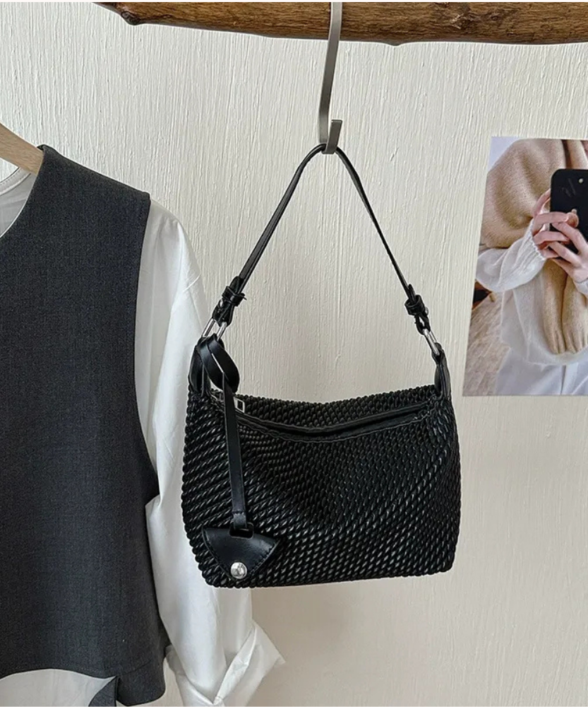 Tissara Woven Shoulder Bag