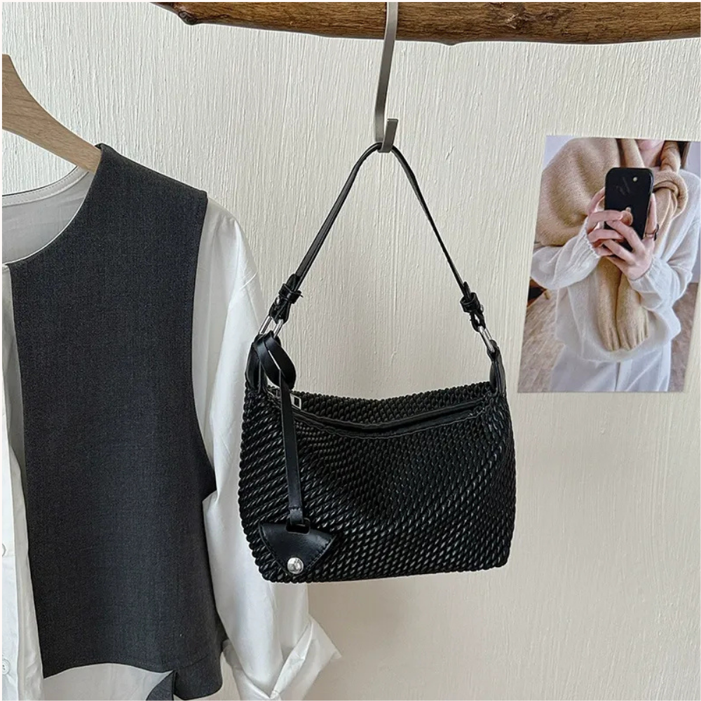 Tissara Woven Shoulder Bag
