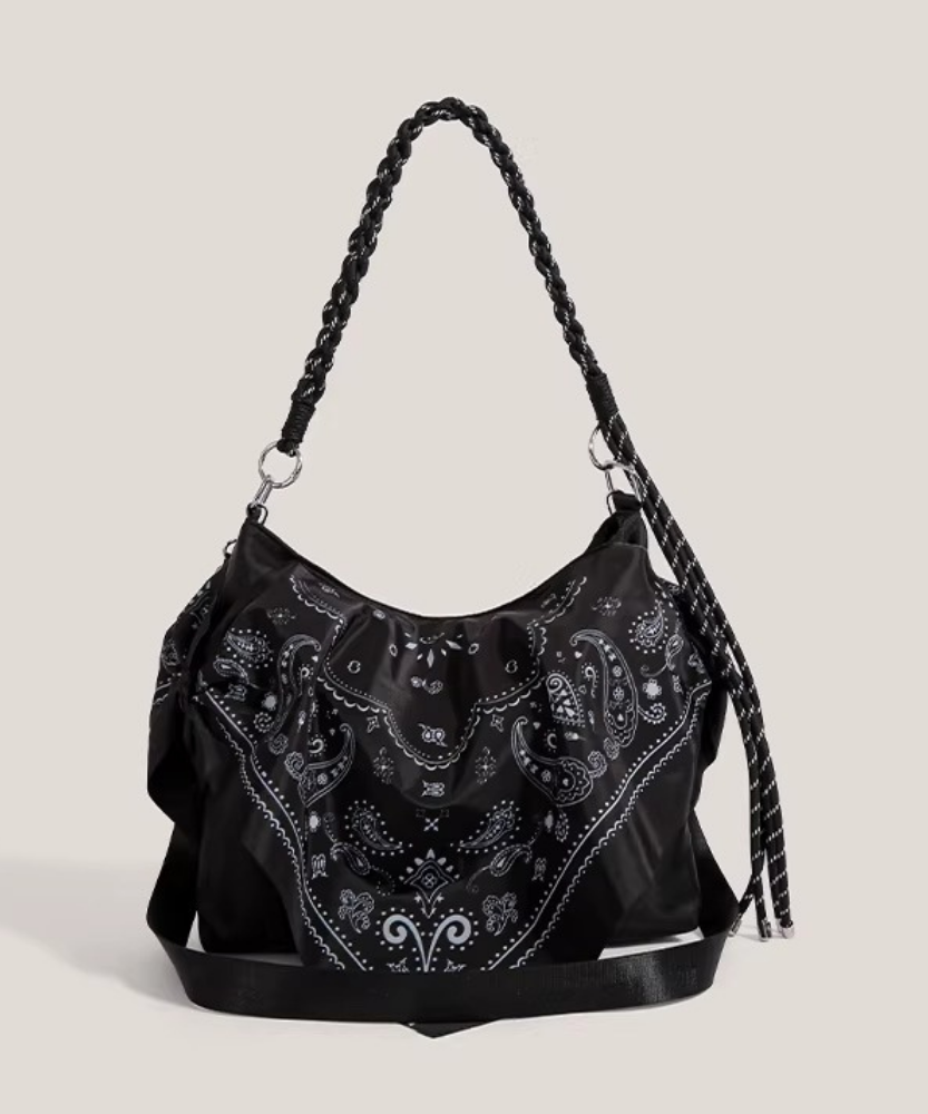 Noctelle Bandana Print Shoulder Bag