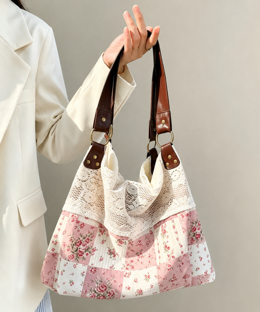 Nivoria Polka Dot Shoulder Bag