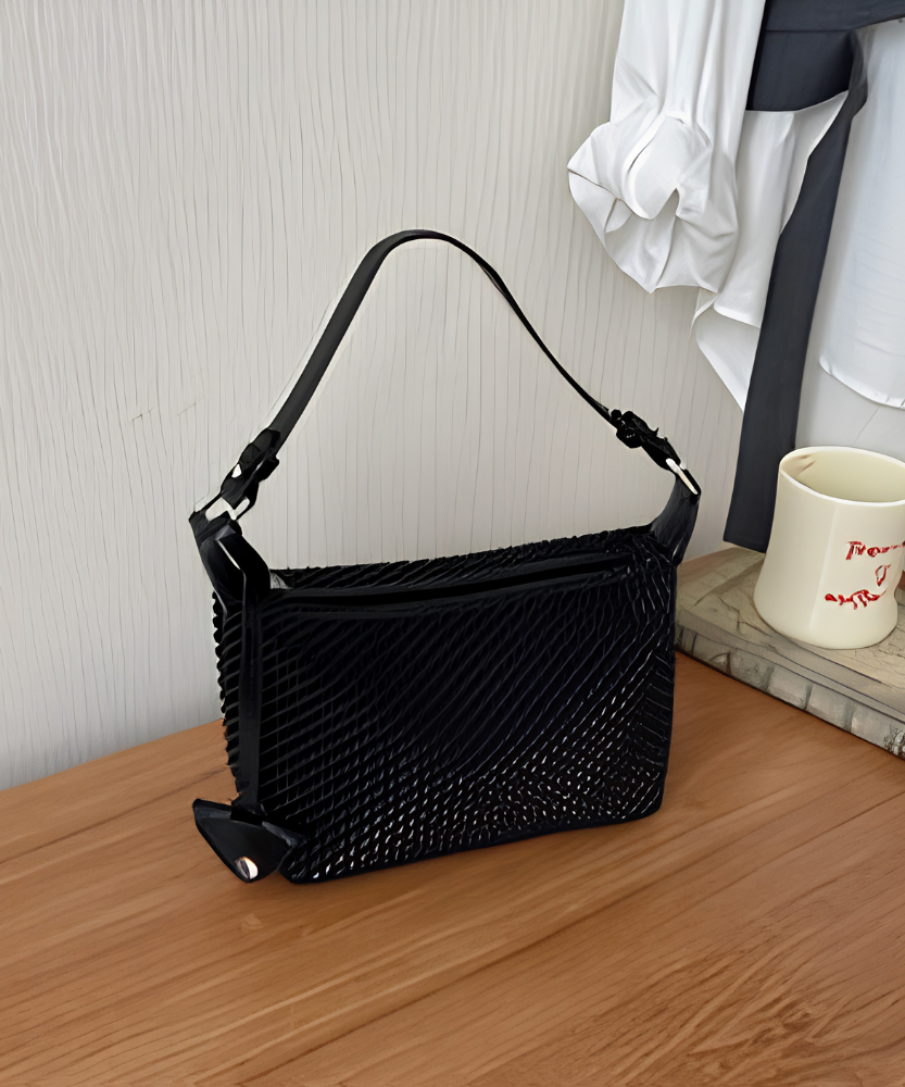 Tissara Woven Shoulder Bag