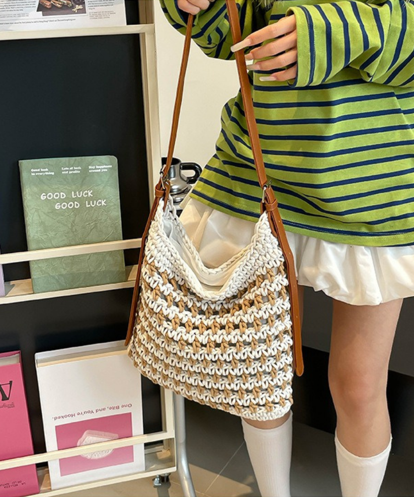 Briselia Woven Shoulder Bag