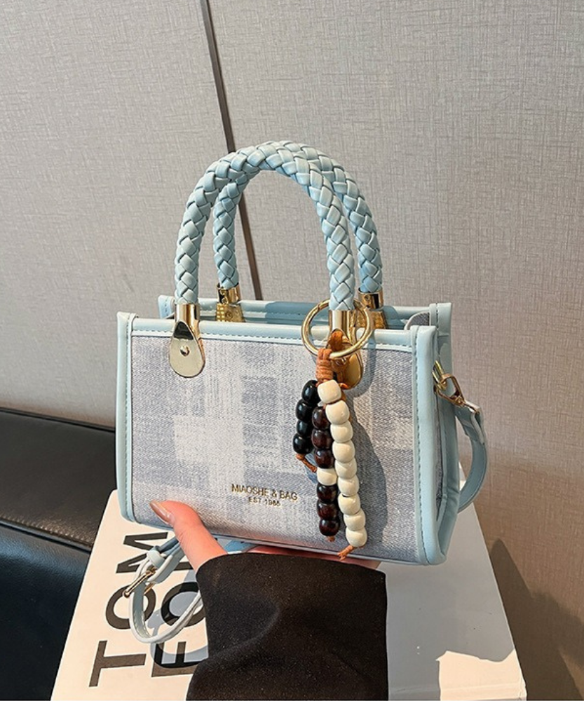Capucine Braided Handle Mini Handbag