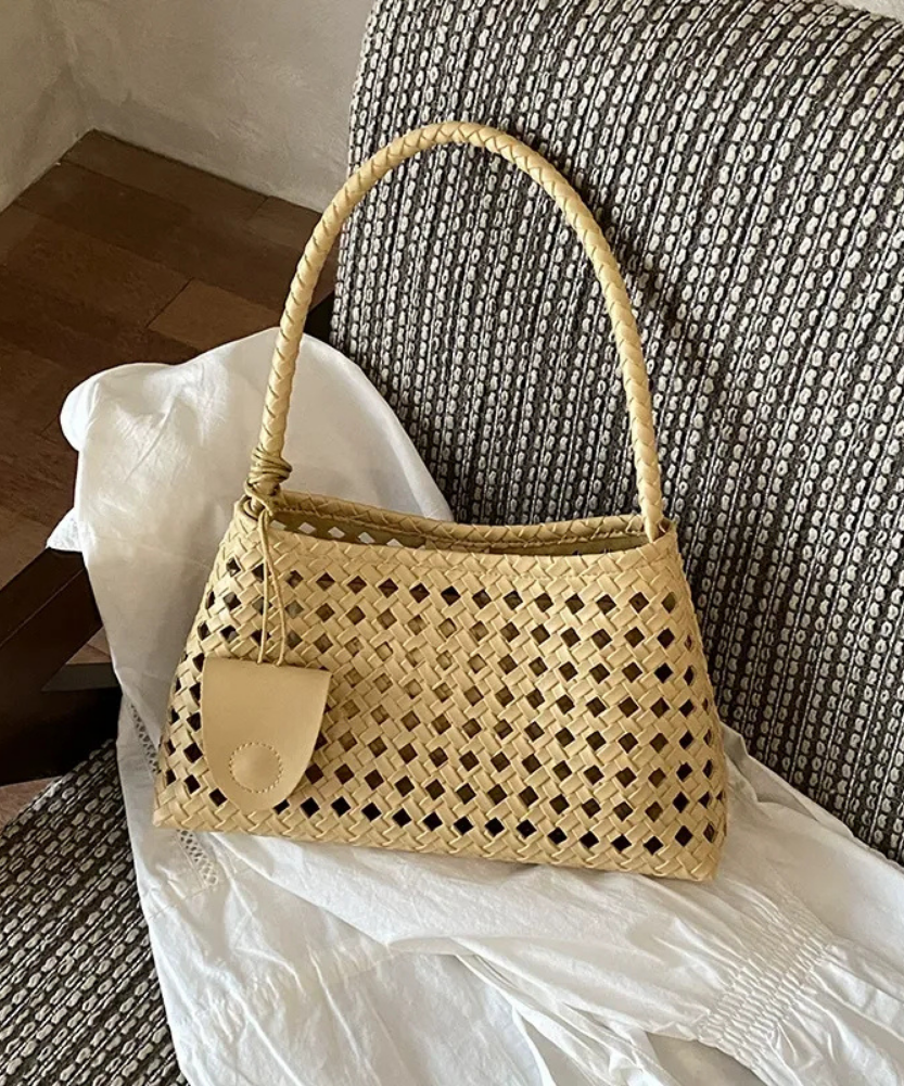 Tesoria Woven Shoulder Bag