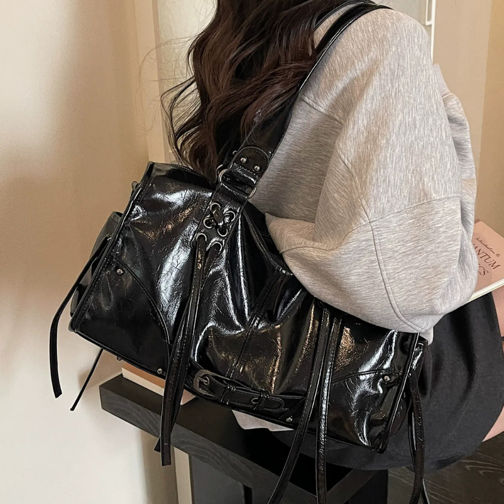 Velmora Glossy Handbag