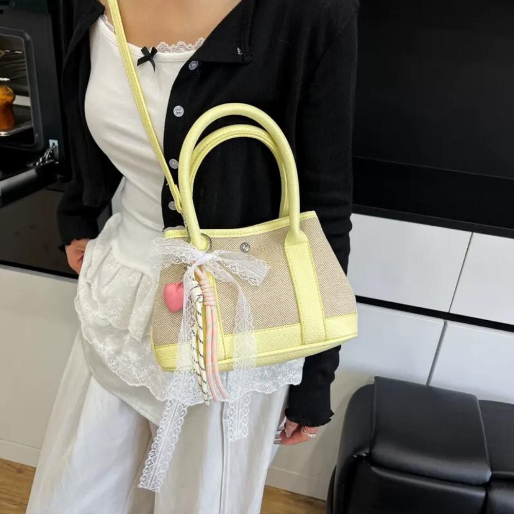 Liorvane Lace Charm Mini Handbag