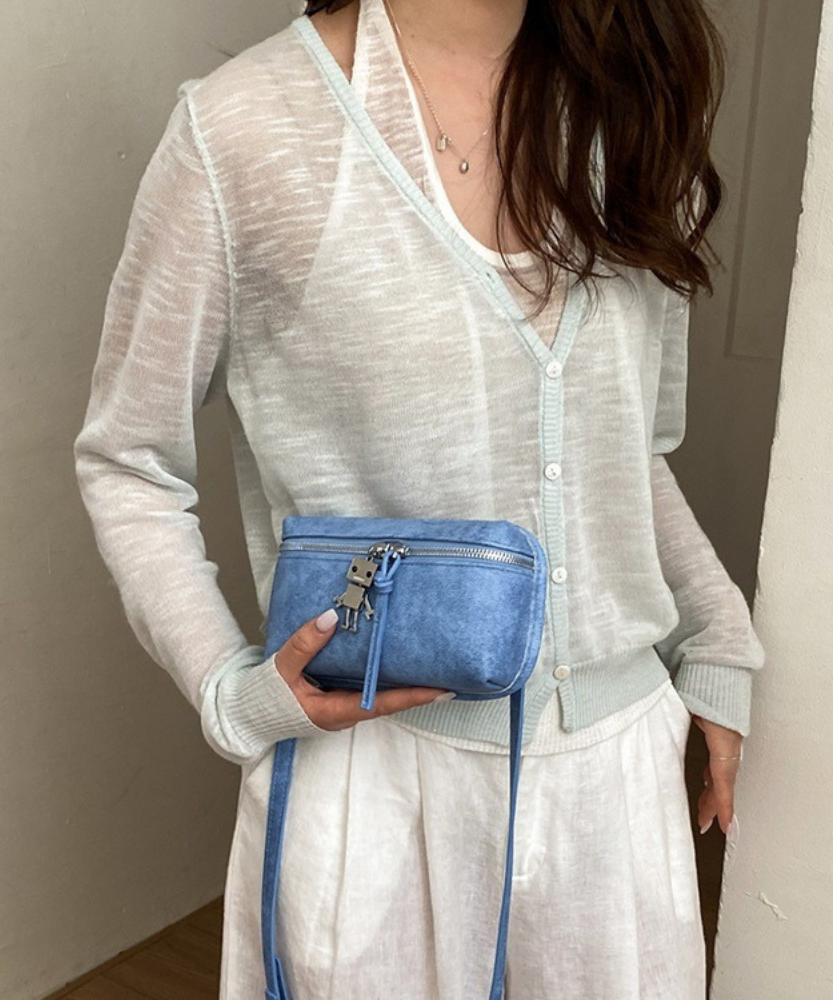 Tinnia Robot Charm Crossbody Bag