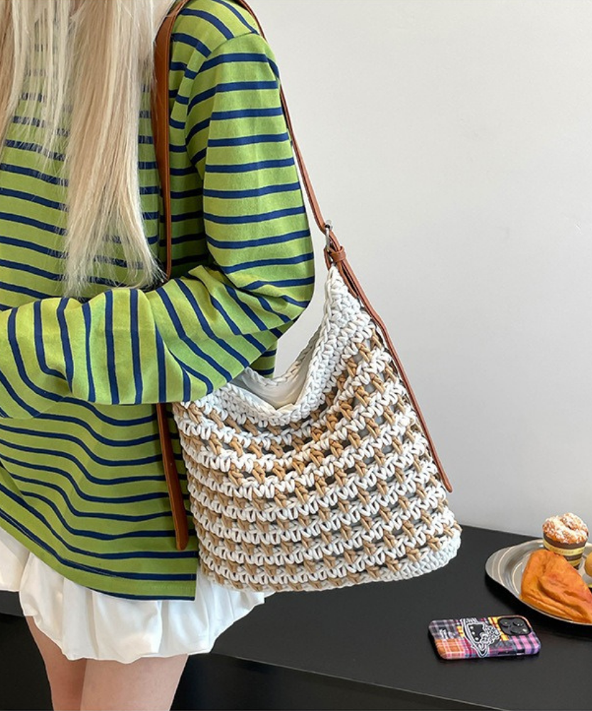 Briselia Woven Shoulder Bag