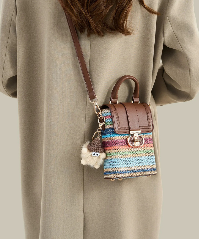 Arcelle Woven Phone Bag