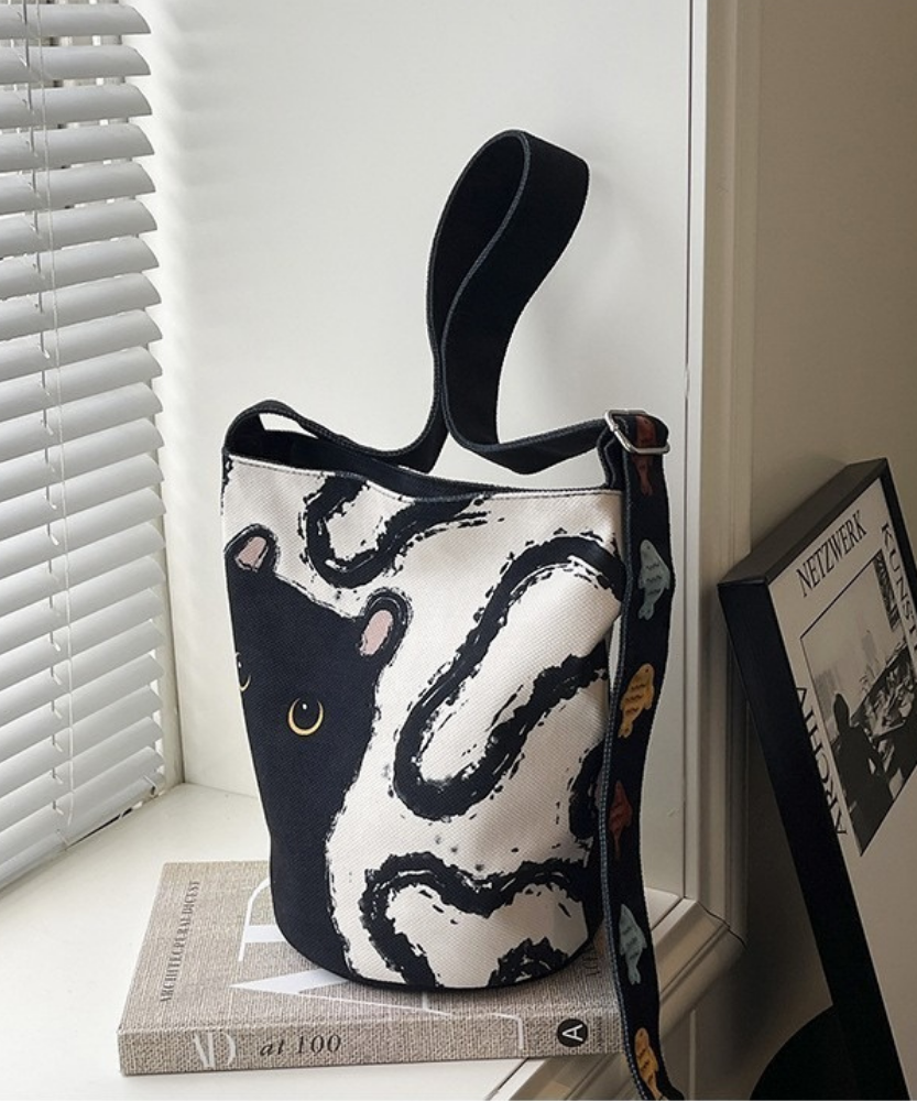 Kerina Printed Bucket Bag