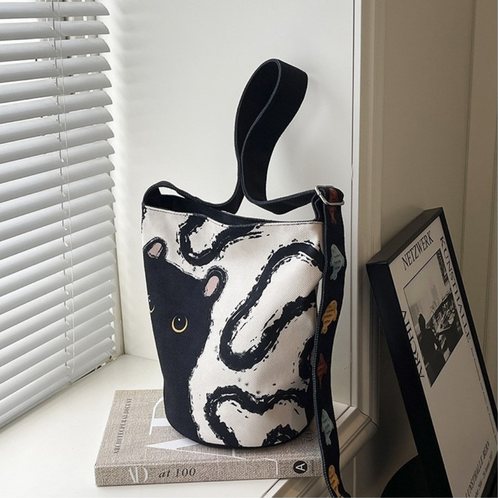 Kerina Printed Bucket Bag