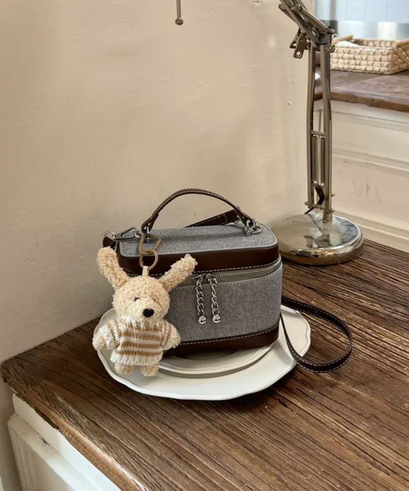 Leporia Bunny Charm Mini Handbag