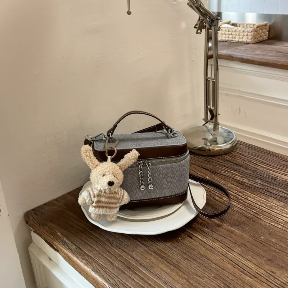 Leporia Bunny Charm Mini Handbag