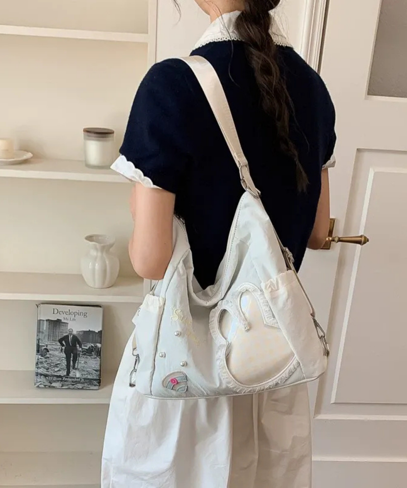 Lusette Bunny Patch Shoulder Bag