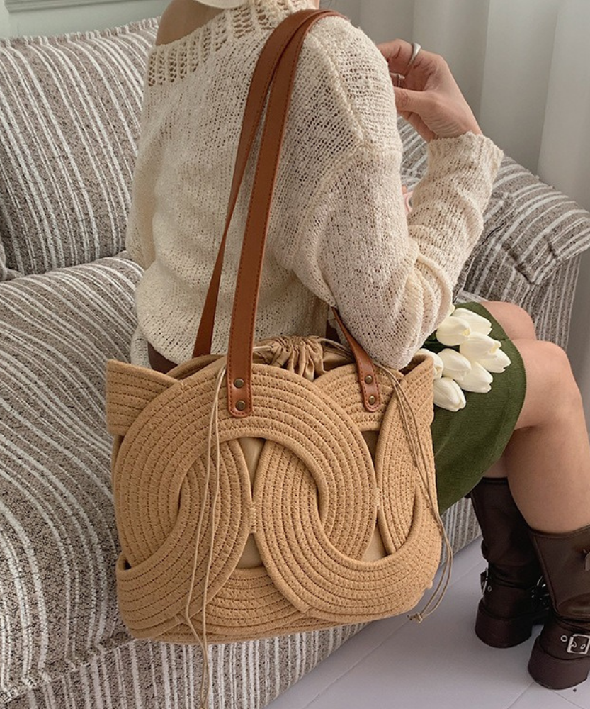 Tyvera Woven Shoulder Bag
