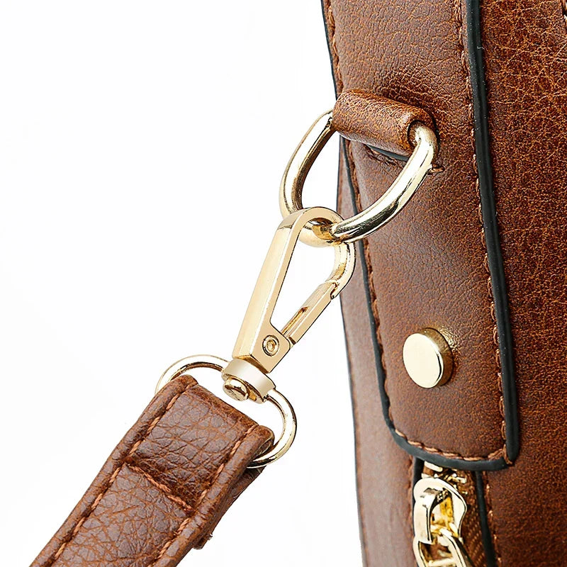 Amaya Vegan Leather Crossbody Bag