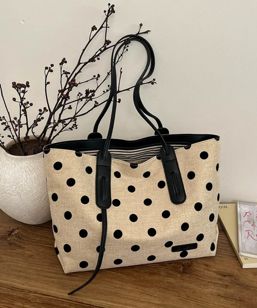 Pavetta Polka Dot Tote Bag