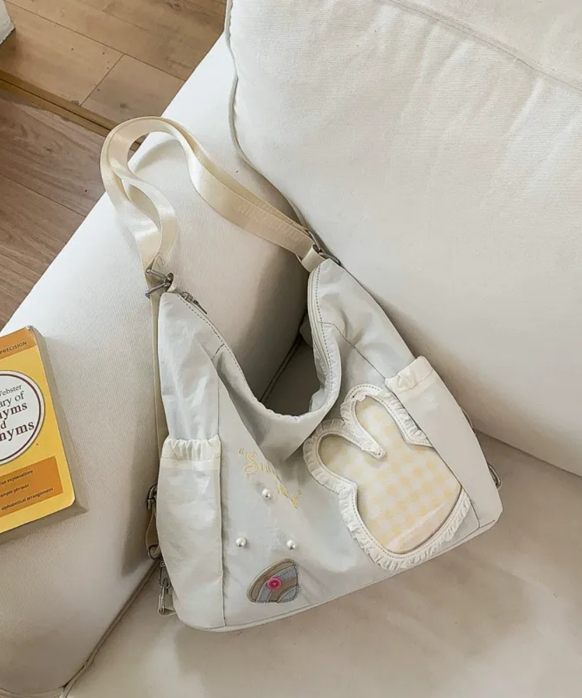 Lusette Bunny Patch Shoulder Bag