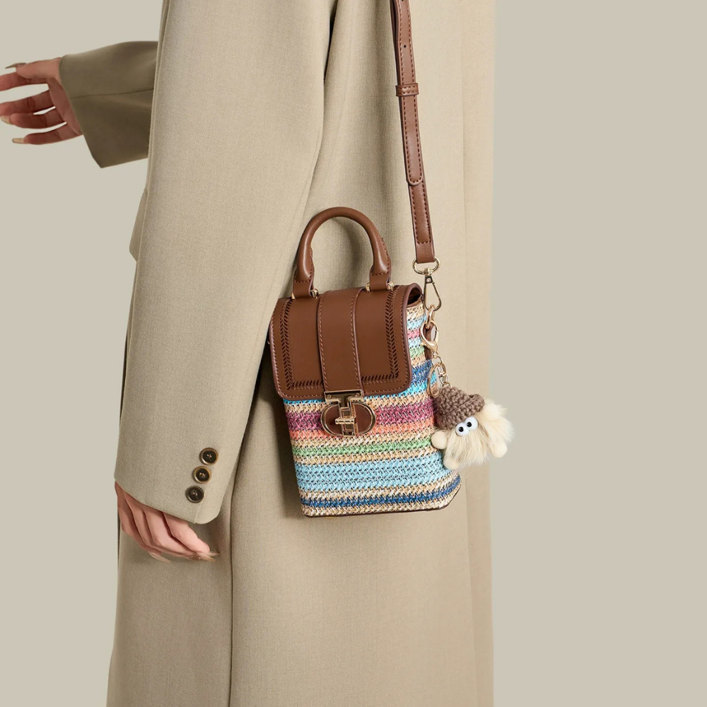 Arcelle Woven Phone Bag