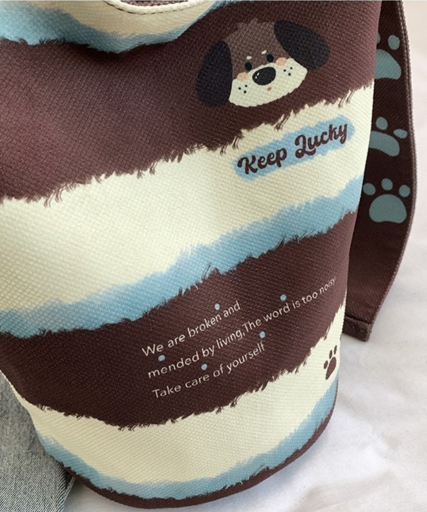 Kerina Printed Bucket Bag