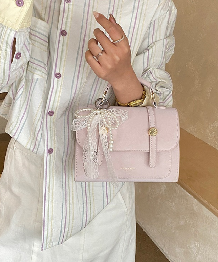 Vessara Top Handle Flap Bag