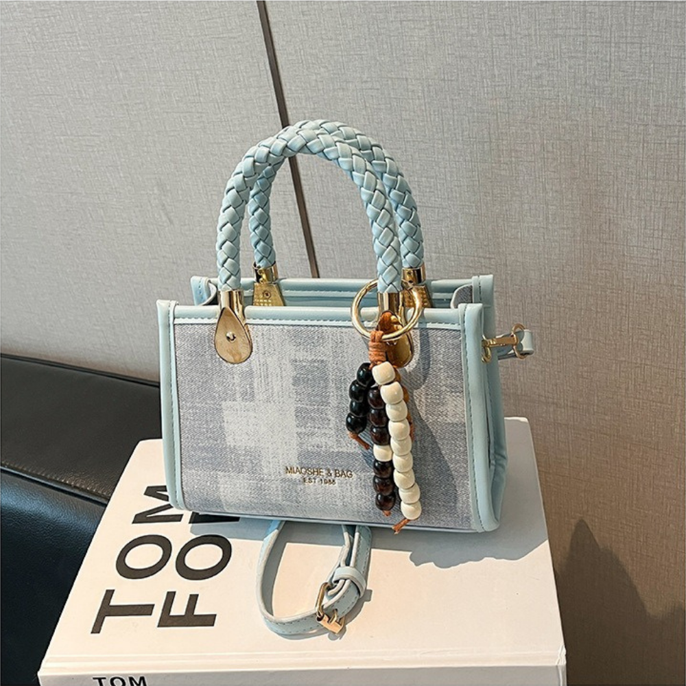 Capucine Braided Handle Mini Handbag