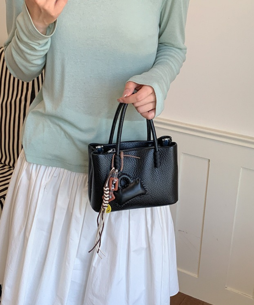 Dolciana Heart Charm Bucket Bag