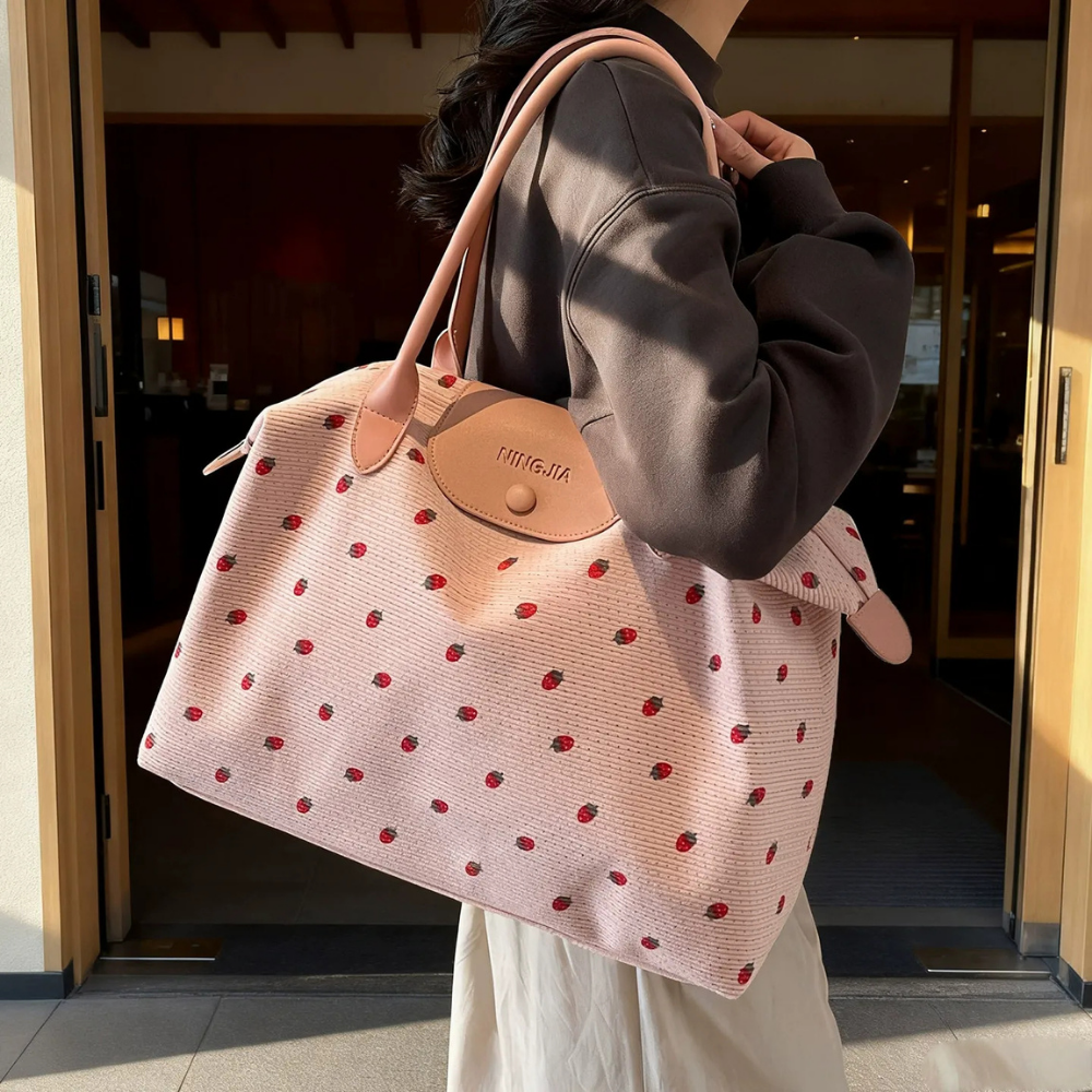 Fraiselle Strawberry Tote Bag