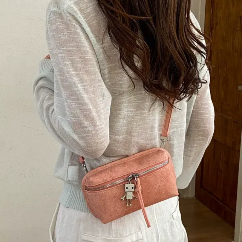 Tinnia Robot Charm Crossbody Bag