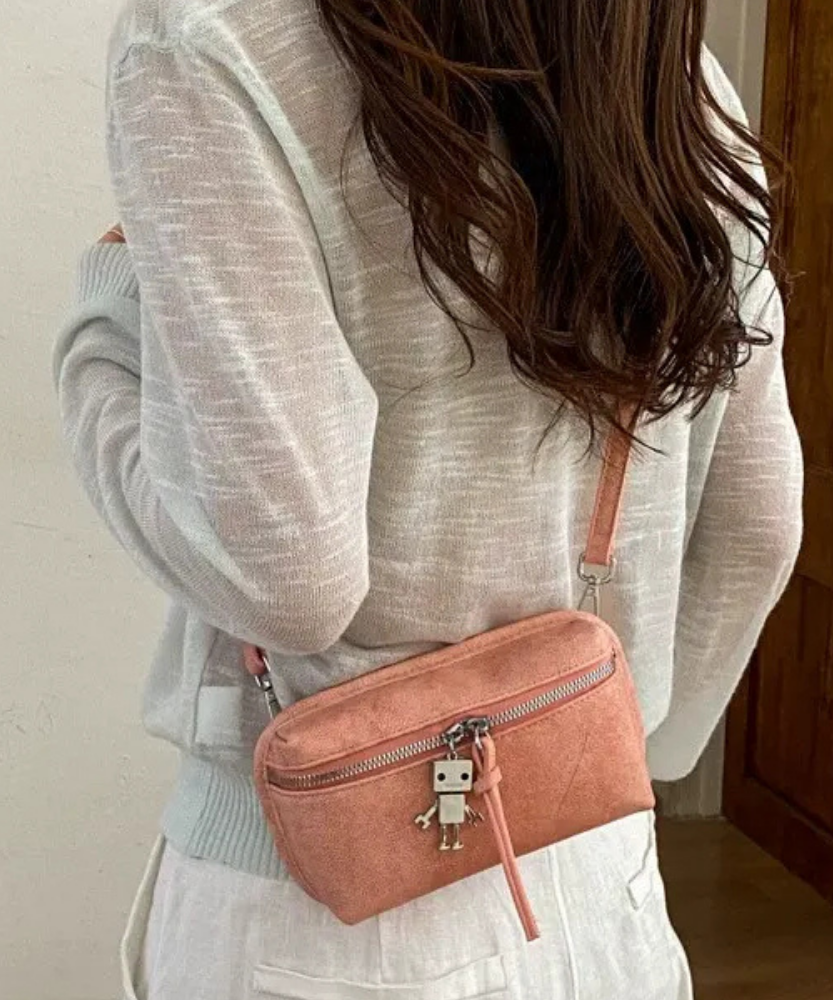 Tinnia Robot Charm Crossbody Bag
