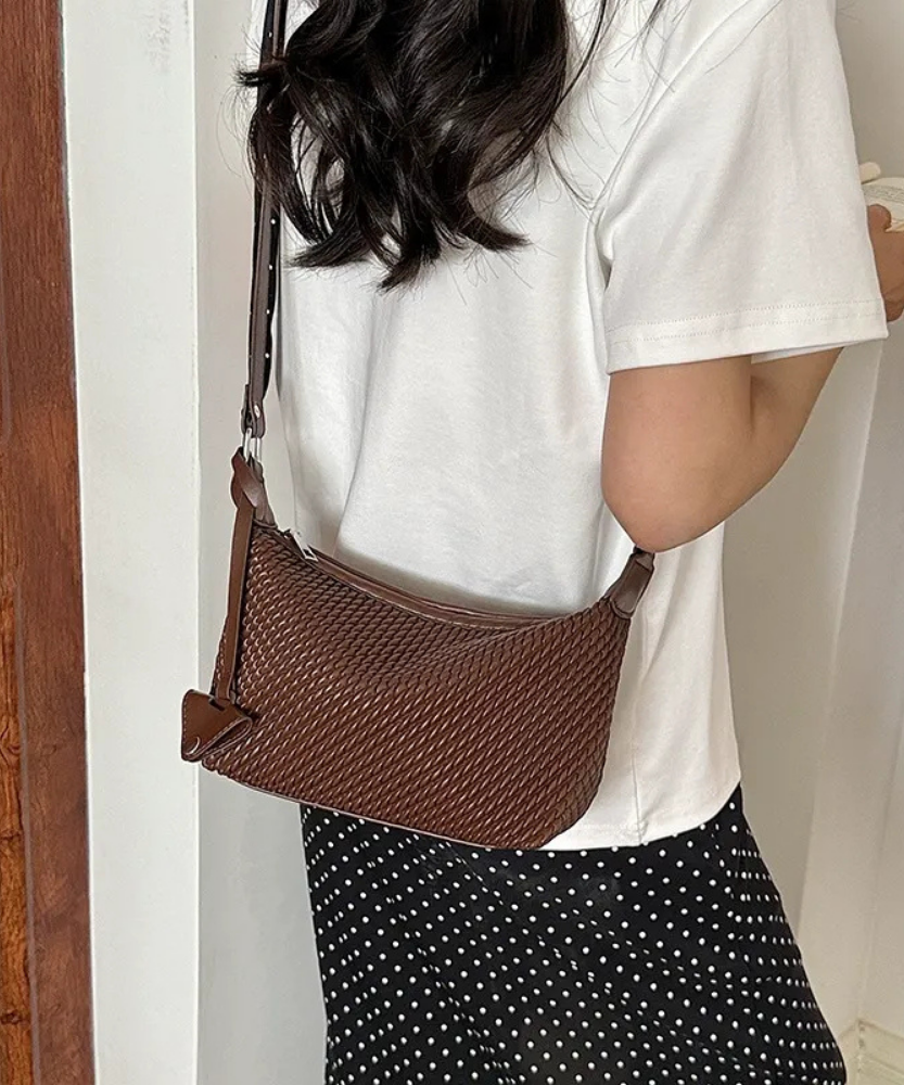 Tissara Woven Shoulder Bag
